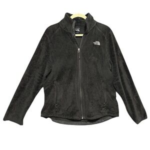 The North Face Women's Osito Jacket Black XL Fleece Full Zip High Pile Warm